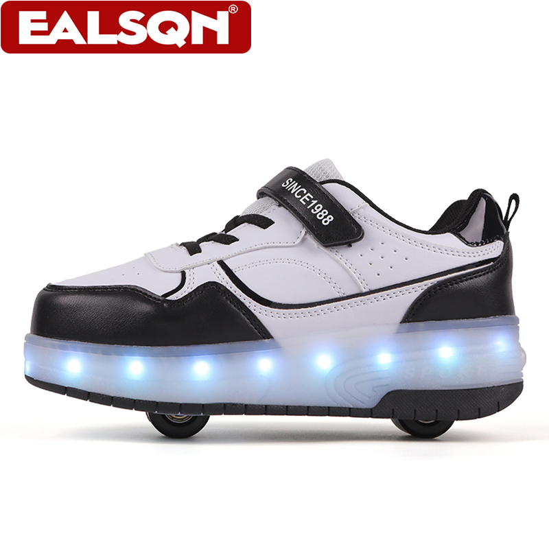 Novos Patins de Rodas Duplas c - Velcro Hook Loop avaliação e preço